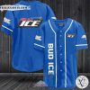 Bud Ice Premium Lager Beer Baseball Jersey Shirt