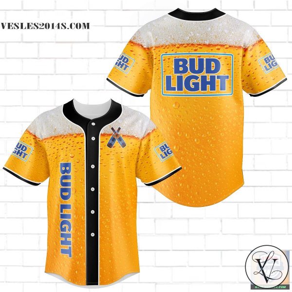 Bud Light Baseball Jersey Shirt 2022