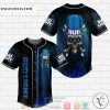 Bud Light Flame Skull Baseball Jersey