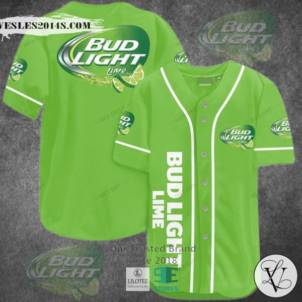 Bud Light Lime Baseball Jersey