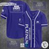 Bud Light Platinum Baseball Jersey