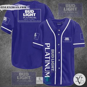 Bud Light Platinum Baseball Jersey