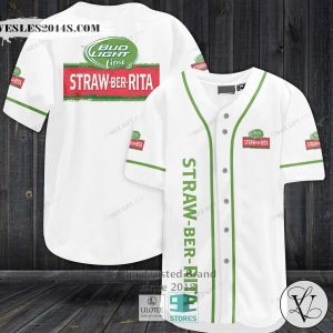 Bud Light Straw Ber Rita Baseball Jersey