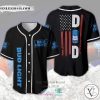 Bud Light United States Flag black Baseball Jersey
