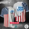Bud Light Your Name US Flag Baseball Jersey