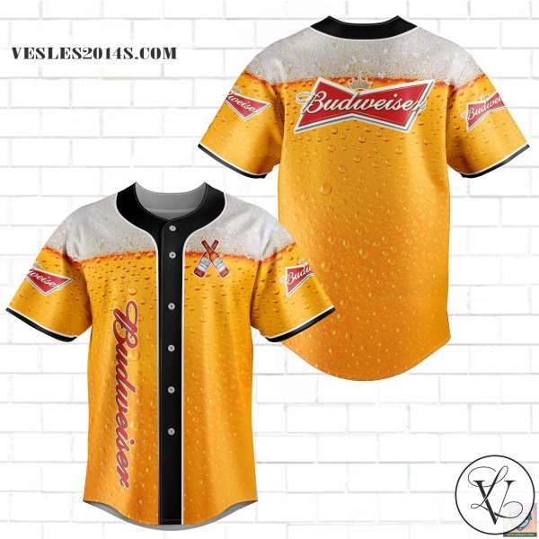 Budweiser Baseball Jersey Shirt 2022