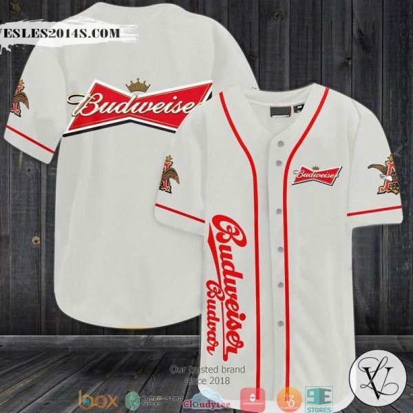 Budweiser Baseball Jersey Shirt VLH