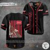 Budweiser Eagle United States Flag red black Baseball Jersey