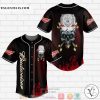 Budweiser Flame Skull Baseball Jersey