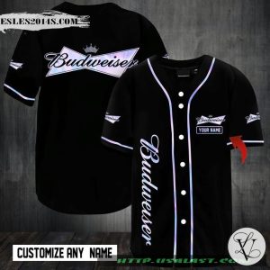 Budweiser Personalized Baseball Jersey Shirt