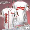 Budweiser white Baseball Jersey
