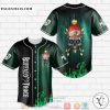 Buffalo Trace Flame Skull Baseball Jersey