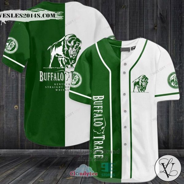 Buffalo Trace green white Baseball Jersey