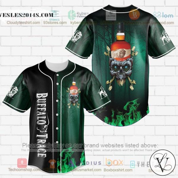 Buffalo Trace skull head Baseball Jersey
