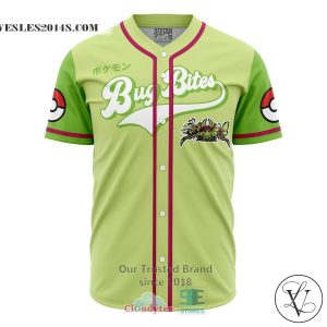 Bug Bites Pokemon Baseball Jersey