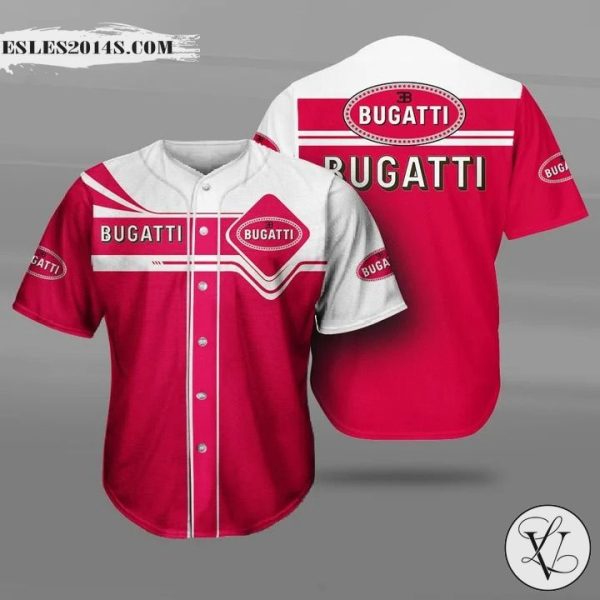 Bugatti 3d Baseball Jersey