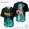 Bulma Dragon Ball Anime Baseball Jersey