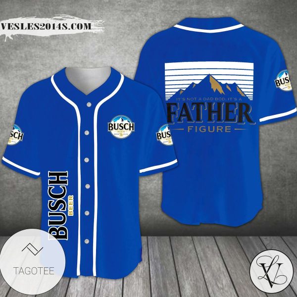 Busch Beer It’s Not A Dad Bod It’s A Father Figure Baseball Jersey