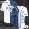 Busch Beer Skull Baseball Jersey Shirt