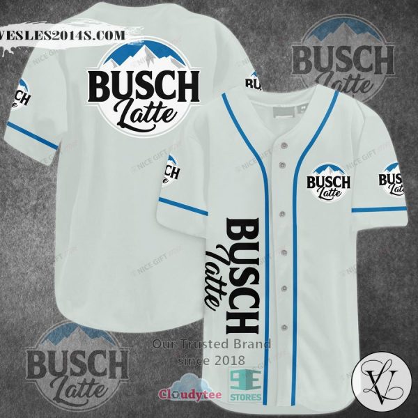 Busch Latte Beer Baseball Jersey