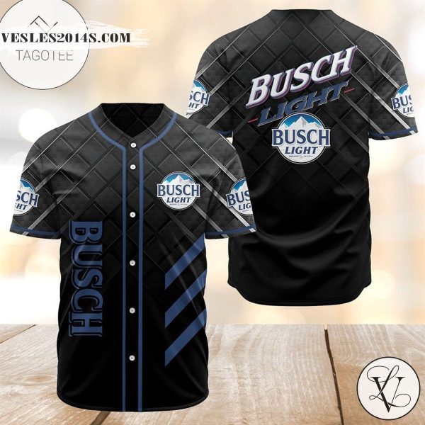 Busch Light Beer Baseball Jersey Shirt