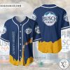 Busch Light Beer Blue Yellow Baseball Jersey