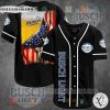 Busch Light Beer United States Flag black Baseball Jersey