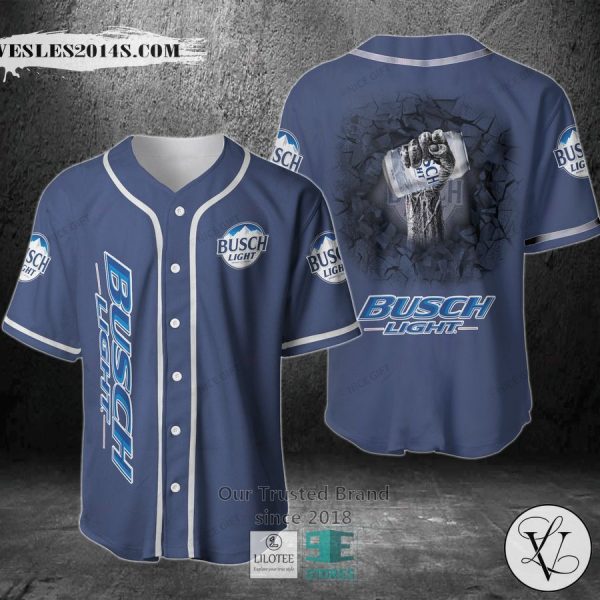 Busch Light Hand Zombie Baseball Jersey