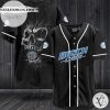 Busch Light Skull Baseball Jersey – Black