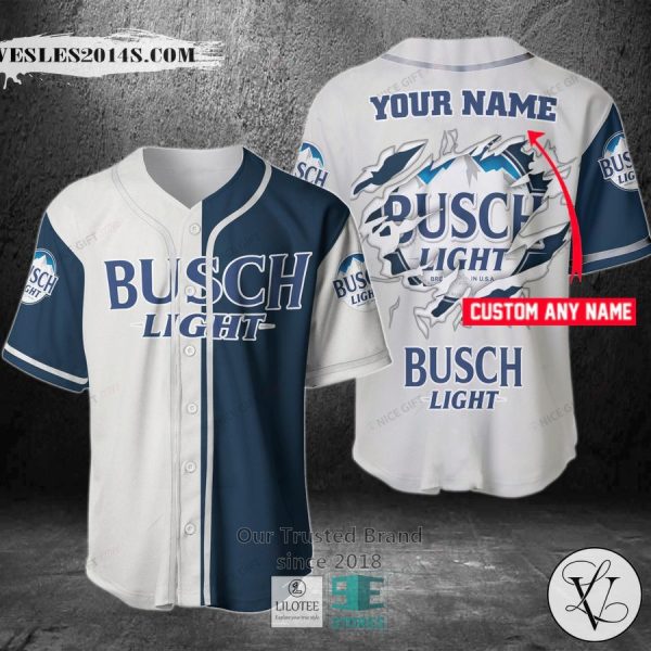 Busch Light Your Name Baseball Jersey