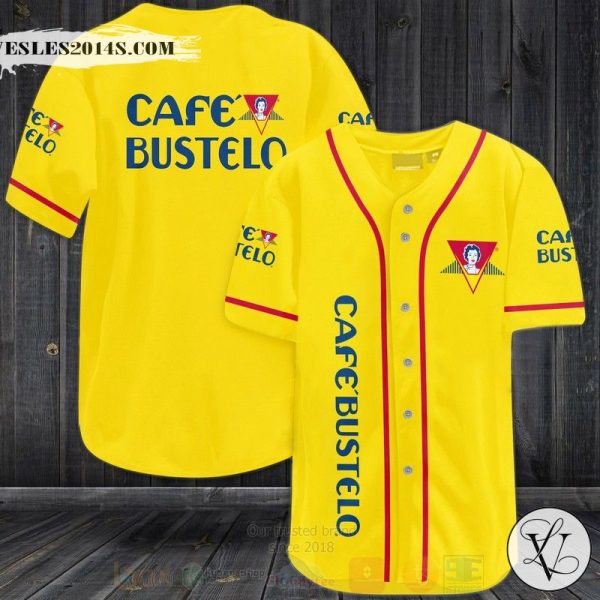 Cafe Bustelo Baseball Jersey Shirt b10