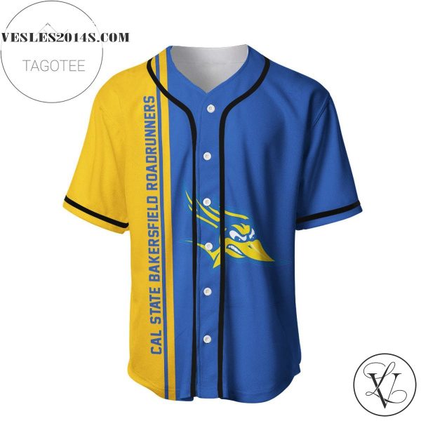 Cal State Bakersfield Roadrunners Baseball Jersey Half Style – NCAA