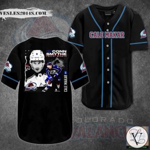 Cale Makar Colorado Avalanche Baseball Jersey Shirt