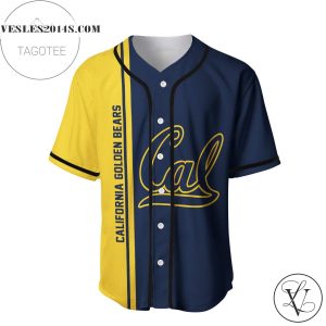 California Golden Bears Baseball Jersey Half Style – NCAA