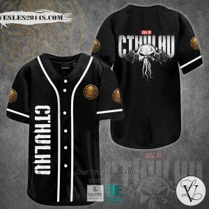 Call of Cthulhu Horror Movie Baseball Jersey