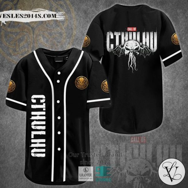 Call of Cthulhu Horror Movie Baseball Jersey