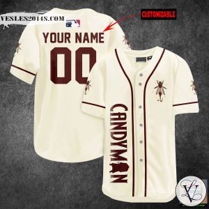 Candyman Horror Personalized Baseball Jersey