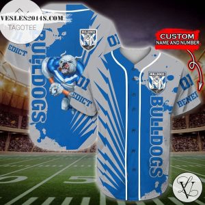 Canterbury-bankstown Bulldogs Baseball Jersey Nrl – Premium Jersey Shirt – Custom Name & Number Jersey Sport