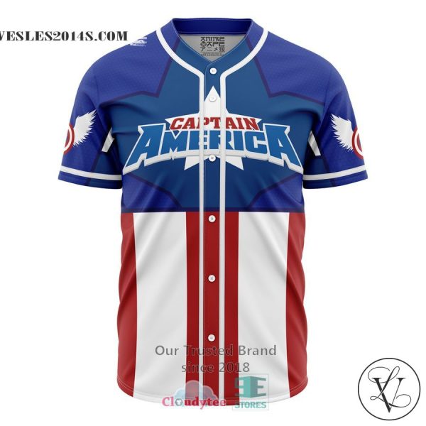 Captain America Baseball Jersey