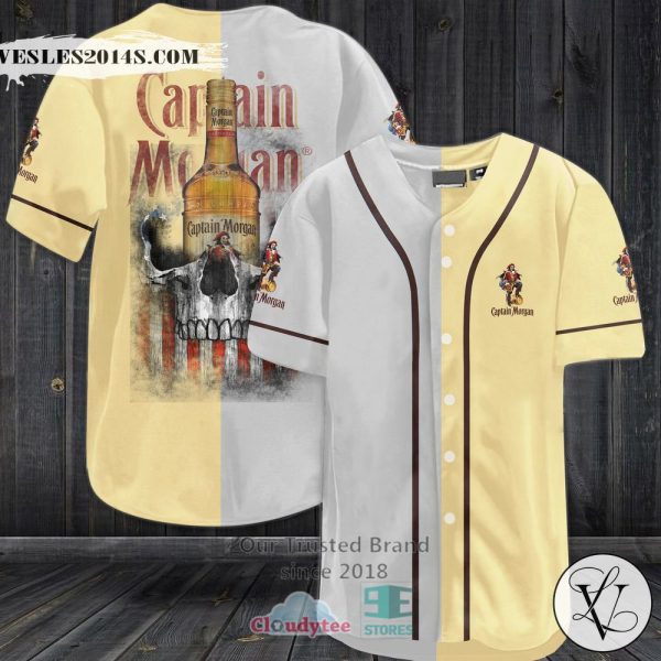 Captain Morgan Rums Baseball Jersey Shirt