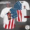 Captain Morgan U.S Flag Custom Name Baseball Jersey