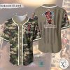Captain Morgan United States Flag green camo Baseball Jersey