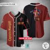 Captain Morgan Your Name Black Red Baseball Jersey