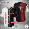 Captain Morgan Your Name Black White Baseball Jersey