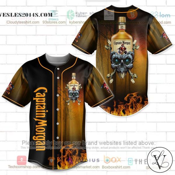 Captain Morgan skull head Baseball Jersey