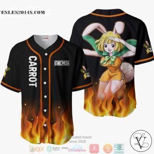 Carrot One Piece Baseball Jersey Shirt