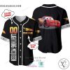 Cars Lightning Mcqueen Cartoon Personalized Baseball Jersey Shirt