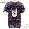 Certified Headbanger Rock handsign trippy Baseball Jersey