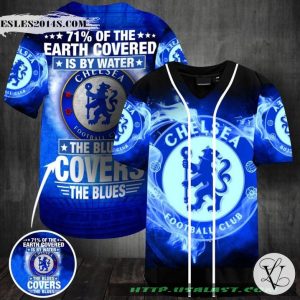Chelsea FC The Blues Covers The Blues Baseball Jersey Shirt