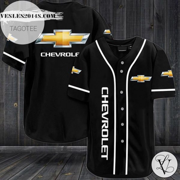 Chevrolet Baseball Jersey – Black